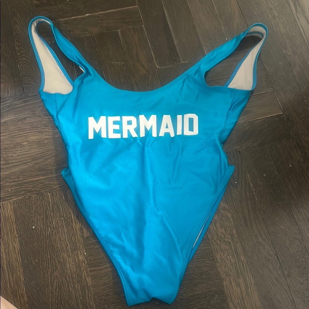 Mermaid Adult One Piece Swimsuit by Private Party - size M/L
